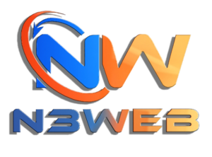 Logo de l'entreprise NW N3Web avec un style métallique.